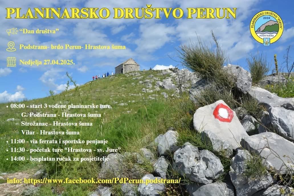 Planinarsko društvo Perun slavi rođendan!