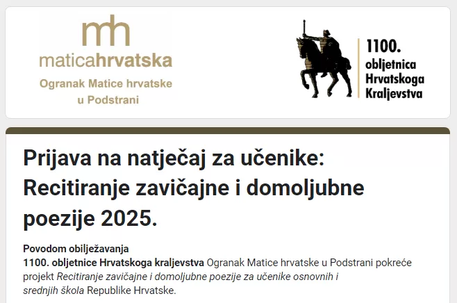 Tik-tok izazov: Recitiranje zavičajne i domoljubne poezije